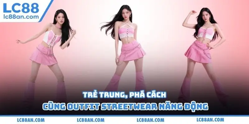 Trẻ trung, phá cách cùng outfit Streetwear năng động